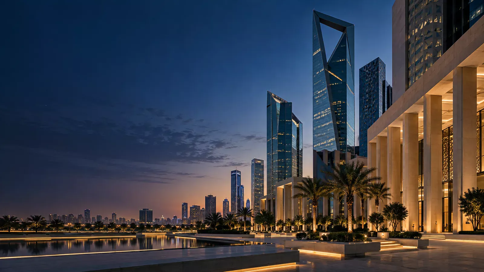 Riyadh-inspired architectural illustration